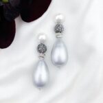 Statement-zilver-cotton-pearl-en-markasiet-925-oorbellen