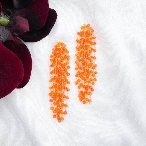 Oranje-kristallen-vermeil-925-oorbellen