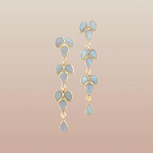 Labradorite-flower-18k-vermeil-925-oorbellen