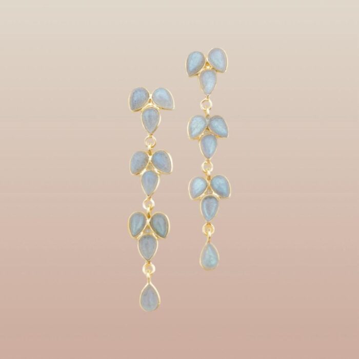 Labradorite-flower-18k-vermeil-925-oorbellen