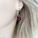 Rose-bordeaux-Swarovski-oorbellen-pop