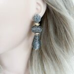 Anthracite-sparkling-crystals-statement-oorbellen-pop