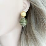 Army-green-sparkling-crystals-en-vermeil-925-oorbellen-pop